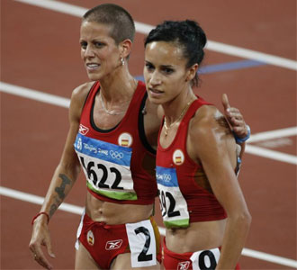 Natalia Rodrguez e Iris Fuentes-Pila en los Juegos Olmpicos de Pekn 2008