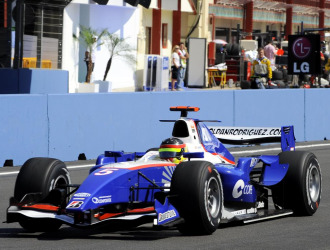 Roldn Rodrguez en el circuito de Valencia.