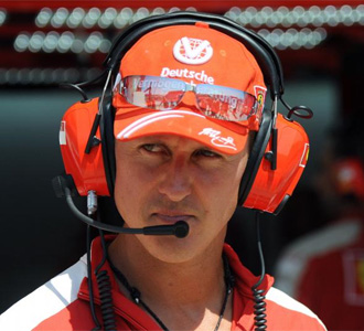 Schumacher, el pasado fin de semana en Valencia