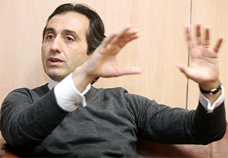 Manel Estiarte, durante una entrevista.