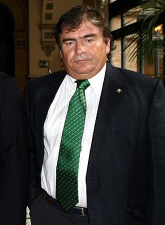 ngel Martn, durante su etapa como vicepresindete del Betis