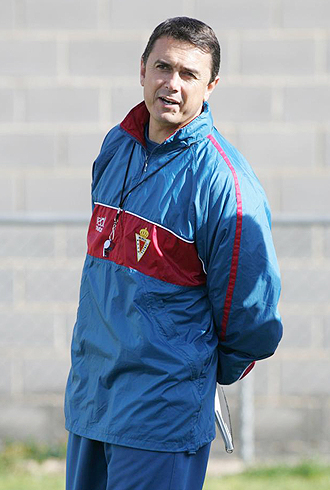 Campos, en la imagen durante un entrenamiento de la pasada temporada
