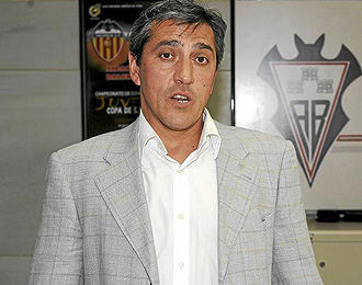 Pepe Murcia en las instalaciones del Albacete