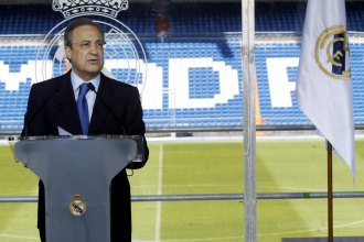 Florentino Prez, durante su toma de posesin como presidente del Real Madrid.