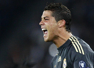 Cristiano Ronaldo celebra un gol ante el Zurich.