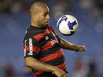 Adriano con el Flamengo