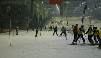 Los esquiadores durante la temporada pasada