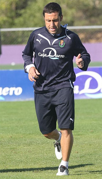 Marcos se entrena con el Valladolid