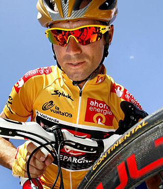 Alejandro Valverde durante la Vuelta a Espaa