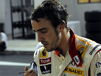 Fernando Alonso, despus de la sesin