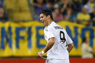 Cristiano Ronaldo celebra el gol que marc el pasado mircoles en El Madrigal.