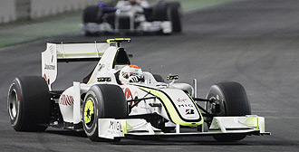 Jenson Button durante el Gran Premio de Singapur