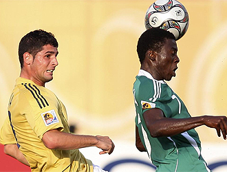 Fran Mérida, en el choque contra Nigeria