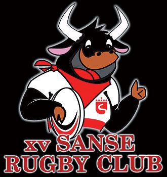 El 'XV Sanse' tiene este toro tan simptico como mascota del club madrileo