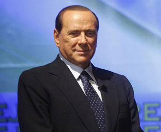 Silvio Berlusconi, propietario del Milan