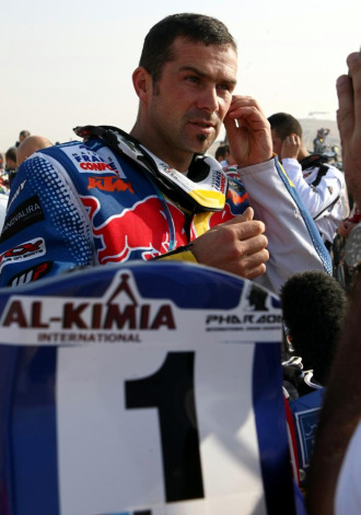 El francs Cyril Depres, piloto del equipo de Red Bull.
