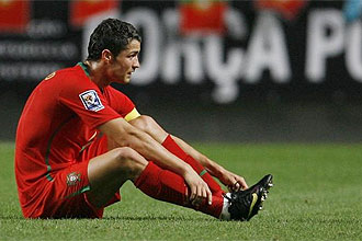 Cristiano Ronaldo, tras lesionarse en el partido ante Hungr�a