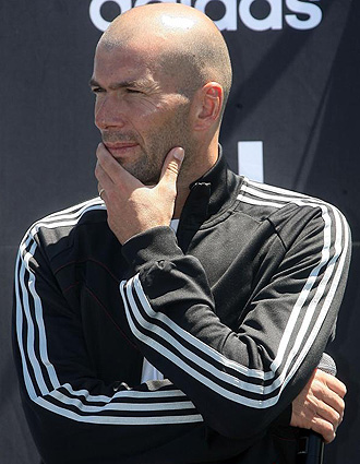 Zidane, en un acto publicitario