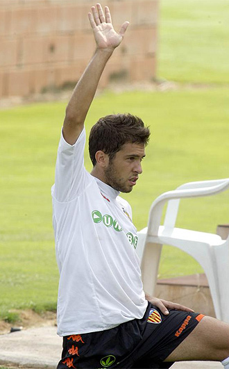 Jordi Alba, en un entrenamiento