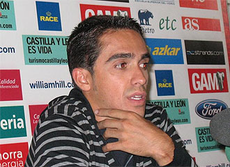 Contador, en rueda de prensa