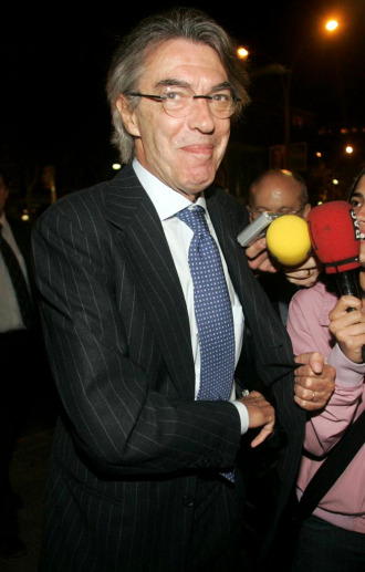 El presidente del Inter de Mil�n, Massimo Moratti.