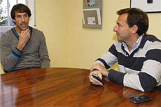 Ruud van Nistelrooy, en un momento de la entrevista concedida a MARCA.
