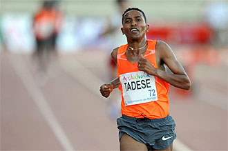 Tadese, en la Reunin Internacional de Atletismo Ciudad de Mlaga GP Andaluca del mes de junio.
