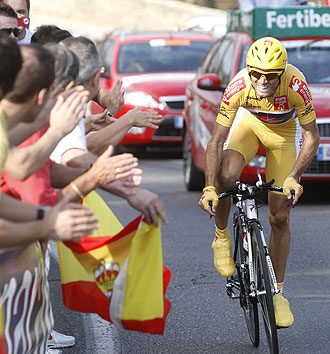 Alejandro Valverde en la ltima Vuelta a Espaa