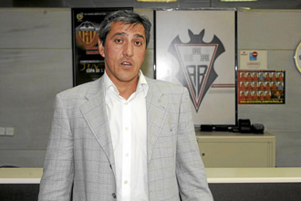 Pepe Murcia, en las oficinas del Albacete.