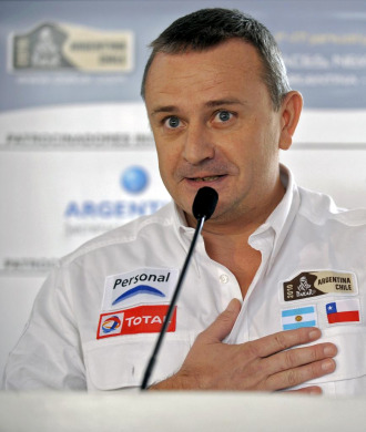 El director del rally Dakar Argentina-Chile 2010, el francs Etienne Lavigne.