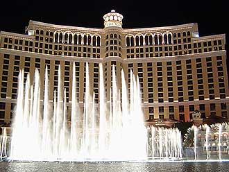 Vista general del Casino Bellagio de Las Vegas.