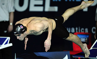 Phelps lider el 4x100 estadounidense para batir el rcord mundial