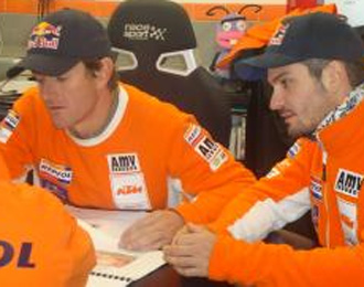 Los pilotos de AMV Marc Coma y Jordi Viladoms