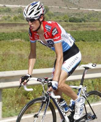 Andy Schleck en la pasada Vuelta a Espaa de 2009.