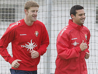 Sergio y Flao, en un entrenamiento