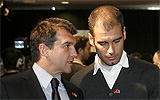 Joan Laporta y Pep Guardiola