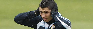 Cristiano Ronaldo, en un entrenamiento