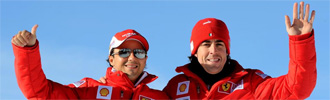 Massa y Alonso