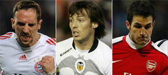 Ribéry, Silva y Cesc