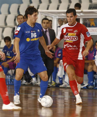 Rafa Lopez durante un partido