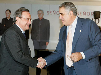 Florentino Prez y Lorenzo Sanz en 2005
