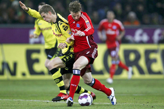 El Hamburgo cay este sbado en su visita al estadio del Borussia y ya es quinto a cinco puntos del Bayern.