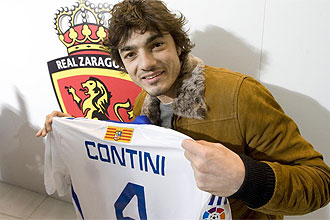 Contini es presentado con el Zaragoza