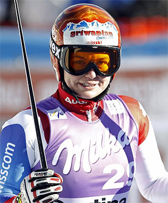 Martina Schild, en Cortina d'Ampezzo.