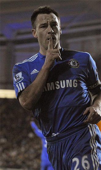 Terry, durante un partido con el Chelsea