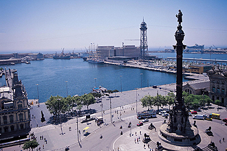 Rambla del Mar-Port Vell (Barcelona)