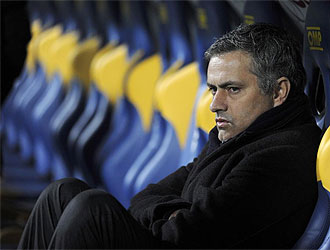 Mourinho, en el banquillo del Inter.
