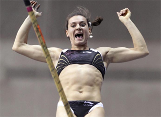 La atleta rusa Yelena Isinbayeva.