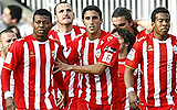 Soriano fue el autor del gol 100 del Almería en Primera.
