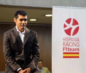 Karun Chandhok, en la presentacin del equipo Hispania